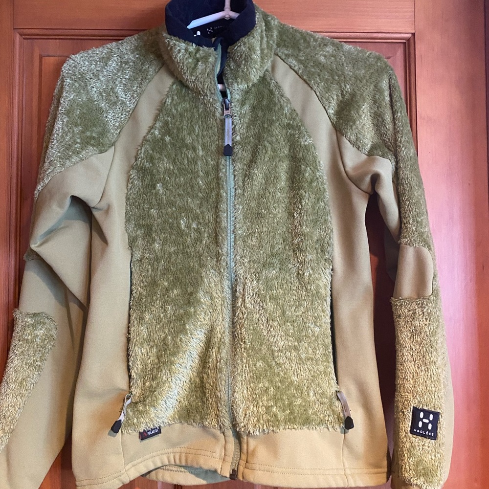 Women’s Green Plush Haglofs Jacket